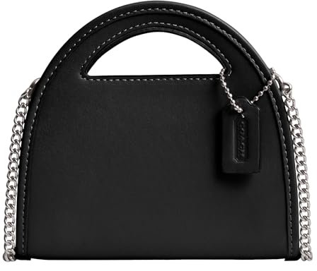 Coach Étui à cartes avec poignée supérieure pour homme, noir, Taille unique