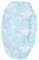 Toyvian 2 Stück Blatt Spannbetttuch für Babywiege babybettwäsche Baby betthimmel Babybettmatratzenbezug abnehmbar Spannbettuch vierteiliges Set Wiegenbett gestrickter Polyesterstoff