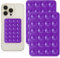 Giantree 2 Pcs Silicone Suction Phone Case Adhesive Mount, Suction Phone Case Mount Anti-Slip Hands-Free Mobile Accessory Phone Accessory Holder (Purple)