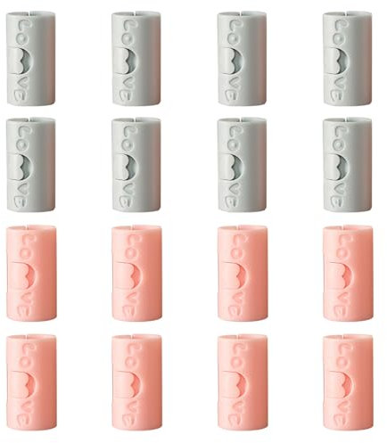 16 Pièces Supports de Drap de Lit, Pince Couette, Clip Housse de Couette, Clip de Fermeture pour Collation, Clip Housse de Couette, Pour éviter Plis et Bouger (Bleu et Rose)