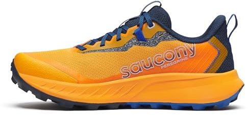 Saucony Herren Peregrine 15 Traillaufschuhe, Peeling/Marineblau, 11