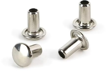 SPRINTIS - Maschinennieten 3,8/6x7, vernickelt, 0-4 mm Füllhöhe,1000 Stück