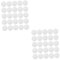 HAPINARY 2 Sets Make-up-kissen-set Wiederverwendbare Make-up-pads Sanfte Gesichtsreinigung für Lidschatten Mascara Lippenstift Haut 200 Stück