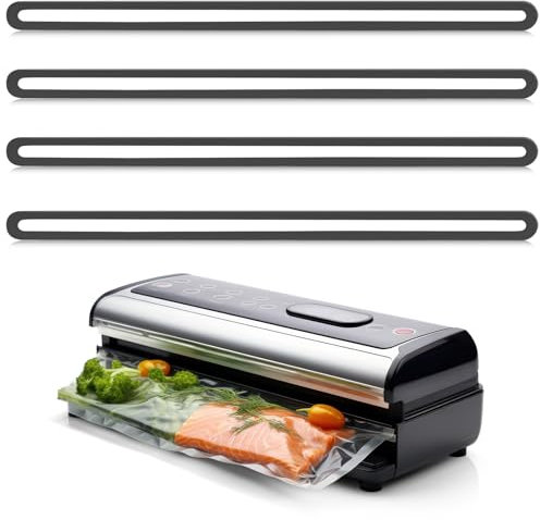 Pangda 4 Pcs Upper & Lower Vacuum Sealer Gaskets Replacements Compatible with Nesco VS-12 Series Vacuum Sealers Foam Gasket Sealer(Size 1)