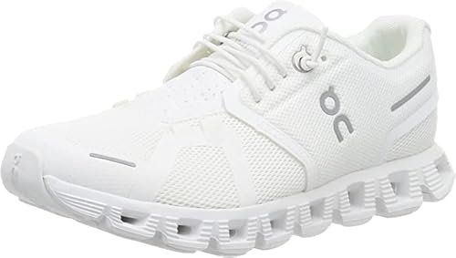 On Cloud 5 Damen-Sneaker, Weiß/Weiß, 40.5 EU