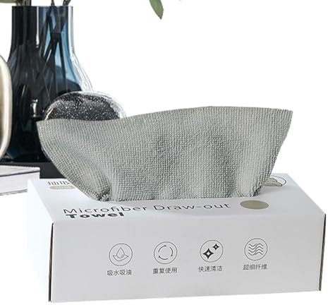 Mikrofaser-Geschirrtücher für die Küche, Arbeitsplattenreiniger, Schrubben von Lappen, ausziehbares Design, multifunktionales Reinigungstuch für Toilette, Möbel, Auto-Innenraum
