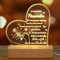 Fiada Beste Freundin Geschenke LED Acryl Nachtlicht Lampe Freundin Geschenke Geburtstagsgeschenk Freundschaftsgeschenke Damke Geschenk für Damen Geschenk
