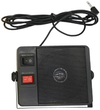 Swiixxer -750 Externer Lautsprecher für Walkie-Talkie, 3,5 mm CB-Scanner-Lautsprecher für Zweiwege-Auto-Mobilfunk-Walkie-Talkie