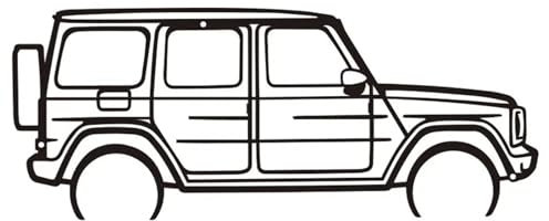 Blaucap Auto Wand Mercedes Benz G63 AMG Jeep Silhouette, Wandkunst, Wanddeko, Wand bild, Wall-Art, Dekoration, Motorsport, Wanddekoration, Autodekorationen, Metallwandkunst, Mercedes-Benz