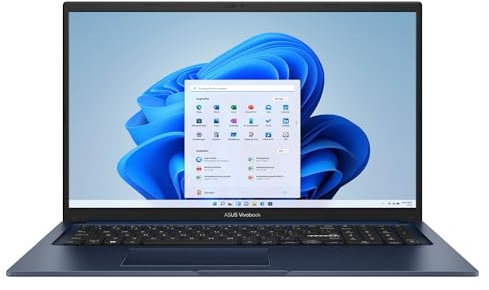 ASUS Vivobook 17 | Quiet Blue (X-Serie) | 17,3 FHD | Core i5 1335U | RAM: 12GB | SSD: 1TB | Windows 11 Pro