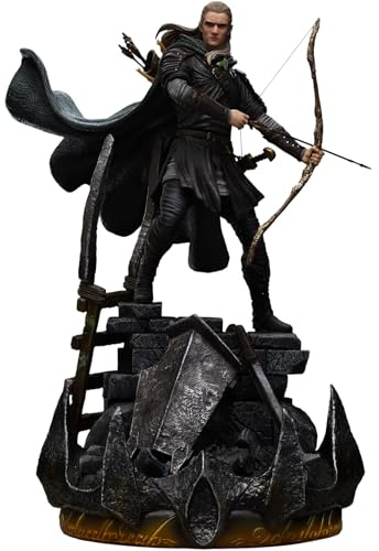 Iron Studios Sammelstatue, Kunstmaßstab, 1/10 Legolas Unleashed – der Herr der Ringe, Polystein, mehrfarbig, 29 cm