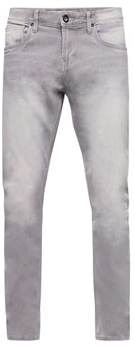 Rusty Neal Grey Used Jeanshose Herren Jeans Hose Hell Grau Cotton Stretch Slim Fit Streetwear Basics L30 L32 L34