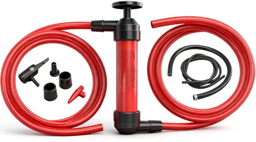 HORUSDY Multi-Use Siphon Fuel Transfer Pump Kit for Gas Oil and Liquids