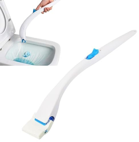 Escobilla de Inodoro Desechable, Escobilla de Inodoro Reemplazable, Cepillo de Limpieza desechable para Inodoro Cabezal de detergente Concentrado reemplazable para el baño del hogar