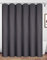 Homehold Rideau de douche en polyester imperméable avec crochets - Gris anthracite (l x L = 200 x 200 cm)
