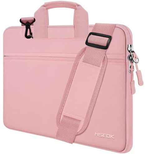 HSEOK 15 15.6 16 Zoll Laptoptasche Hülle, Griff Aktentasche Wasserabweisend Schutzhülle für MacBook Pro 16 15.4 Zoll, XPS 15, für die meisten 14-16 Notebooks, P02K01