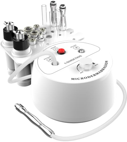 UNOISETION Diamond Microdermabrasion Machine Professional, 3 in 1 Dermabrasion Facial Peeling Skin Care Device for Salon Personal Home Use