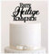 Manschin-Laserdesign Cake Topper Erste Heilige Kommunion,Tortenstecker, Tortenfigur Acryl, Hochzeit Wedding Hochzeitstorte (Schwarz) Art.Nr. 5148
