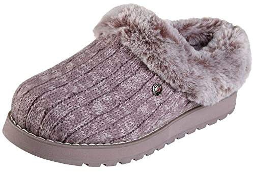 Skechers Womens Keepsakes Ice Angel Slipper, Mauve, 3.5 UK