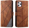 Vankii Cover per iPhone 11 PRO Max (6,5 Pollici), Flip Caso Libro Premium Portafoglio Custodia in Pelle PU Magnetica,Custodia Pelle TPU Silicone Antiurto,Funzione Supporto Slot Schede (Marrone)