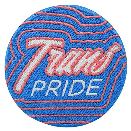 Finally Home Trans Pride LGBTQ Patch zum Aufbügeln | Regenbogen Patches zum Aufnähen, Homo Bügelbild, Pride Aufnäher