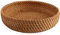 Hefddehy Handgemachte Rattan Weben Runde Ablage Korb Schale Rattan Brotkorb für KüChe Lebensmittel Picknick Brot Diverse Mini Behaelter
