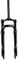 HSQMA Snow Bike Fat Fork 26Inch Air Fork Spread 135MM 26X4.0 Fat Bike Suspension Fork 1-1/8 Steering Tube,For E-Bike Beach (Color : Matte Black 26'')