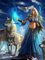 1000 Teile Adult Puzzle Hungry Wolf and Beauty Indoor Puzzle Game