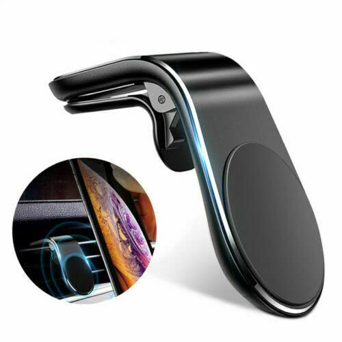 YSAMAX Magnetic Phone Holder, Strong Grip, Secure Mount, Durable Construction, Easy Installation, Compatible, Compact, Ideal for Car Dashboard, Office, Home & Everyday Use