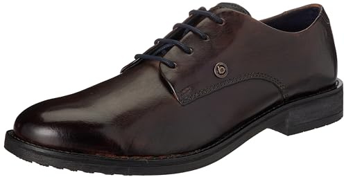 bugatti man Business Lace Shoe Brown, 43