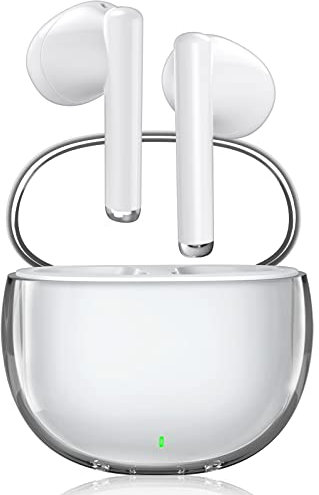 Wireless Earbuds for Samsung S25 S24 Ultra S23 S22+ A53, 5.3 Bluetooth Headphones Noise Canceling Ear Bud with Earhook Touch Stereo Bud for iPhone 16 15 Pro Max 14 13 12 X Pixel 7 Pro 6 6A Google