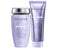 Kérastase Blond Absolu, Anti-Brass Purple Shampoo, Toning, For Cool Blondes & Grey Hair, With Hyaluronic Acid & Edelweiss Flower, Bain Ultra Violet, 250ml & Kérastase Blond Absolu & Edelweiss Flower