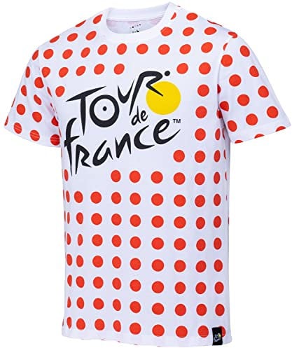 TOUR DE FRANCE T-Shirt Leader – Offizielle Kollektion für Radsport, weiß, XL