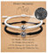 VU100 Paare Geschenke Paare Armbänder Geschenke für ihn und sie Fernbeziehung Armband Weihnachten Geburtstag Valentinstag Jahrestag Geschenke für Freund Freundin Frau Ehemann Edelstein