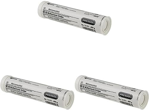 Pressol PS 1853589 12511 Mehrzweckfettkartusche 400 g, 1 Packung (Packung mit 3)