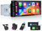 Hikity Autoradio Carplay sans Fil 1 Din avec Écran 6.86 HD Écran Tactile Radio Voiture Bluetooth 1 Din avec Wireless Android Auto Type-C FM Bluetooth Caméra de Recul Lien Miroir USB Charge Rapide SWC