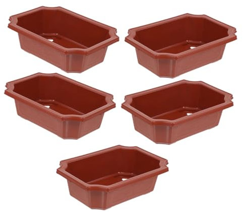 BESPORTBLE Macetas De Interior 5piezas Jardinera Soporte para Macetas Estante para