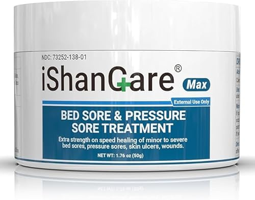 ishancare® Dekubitus-Creme - Schnell & sicher natürlich heilende Dekubitus-Creme, Dekubitus-Wundpflege-Heilsalbe, Behandlung von Dekubitus Druckgeschwüren Diabetiker-Geschwüren Wunden Verbrennungen un