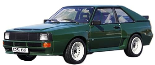Druckguss-Maßstab 1 18 für Sport Quattro 1985, Legierung, realistisches Auto, statisches Metallfahrzeug-Spielzeugmodell Druckgussmodelle Motorfahrzeuge(Z)