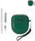 Silicone Protective Case for Bose QuietComfort Ultra Earbuds - Durable and Eco-Friendly Bluetooth Earphone Cover with Precise Holes - Dark Green
