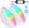 KWODE 54W LED Focos de Piscina PAR56 RGB, 12V Timing 2/4/6H Foco LED Piscina, Sincronizado con el Exterior del Control Remoto, IP68 Focos Encontrarle Piscina, con Control Remoto (2 piezas)