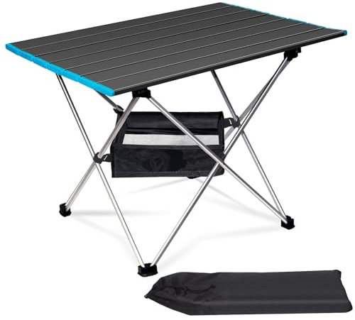 Uniguardian Campingtisch Klappbar, Aluminium Camping Tisch Klein Leichte mit Tasche, Campingtisch Faltbar, Camping-Tische für Picknick Garten Wandern BBQ