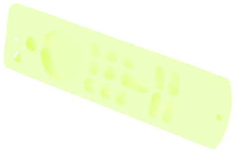 Saluaqui Anti-Schlupf-Silikon-Fernbedienungsschutz für TV Stick 3. Gen | Protective Lanyard Design | Schwarzes Silikongehäuse für Einfache Installation und Vollständige Tastezugriff