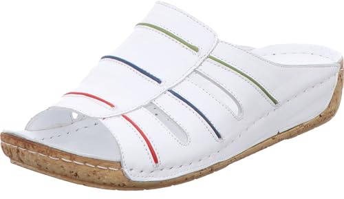 Gemini Damen Pantolette aus Leder in Komfortweite G 336055-02