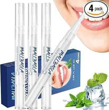 Stylo Blanchiment Dents (4 Pièce), Gel Blanchiment Dentaire Professionnel, Kit Blanchiment Dentaire, Blanchir Les Dents Rapidement, Efface Taches & Décolorations, Blanchisseur De Dents Instantanée