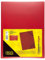 Idena 10378 - Sammelmappe mit Gummizug für DIN A3, aus Polypropylen, transluzent rot, 1 Stück