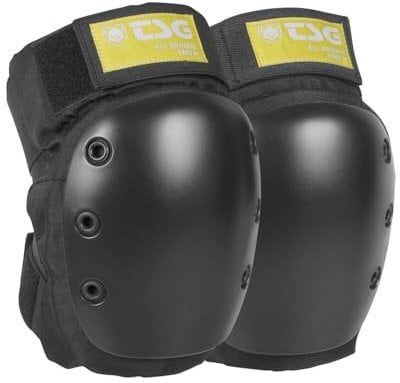 TSG Erwachsene Kneepad All Ground Schützer, Black, M