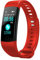 Pulsera Inteligente IP68 Resistente al Agua, Pulsera Actividad, Ritmo Cardíaco Presión Arterial y Oxímetro Fitness Tracker Relojes Inteligentes para Android y iOS (Rojo)