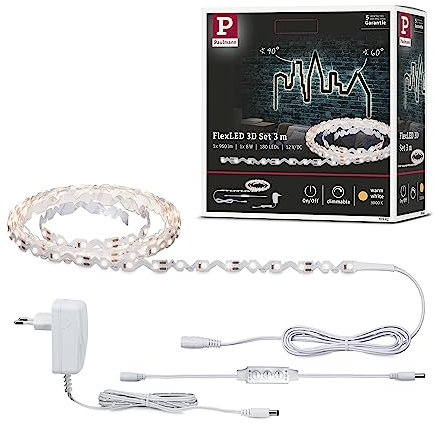 Paulmann 789.62 FlexLED 3D Basisset 3m Warmweiß Leuchtschrift selber machen