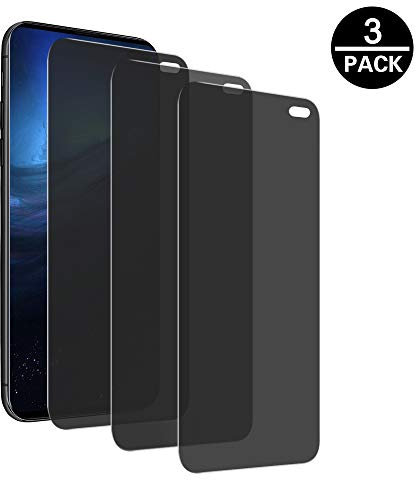 Mosoris [3 Stück] Privacy Panzerglas Schutzfolie Samsung S10 Plus Anti-Spähen Gehärtetem Glas, 9H Hart Full Screen Protector Anti Spy Tempered Glass Blickschutzfolie für Samsung Galaxy S10+